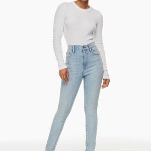 HIGH-WAISTED SKINNY JEANS